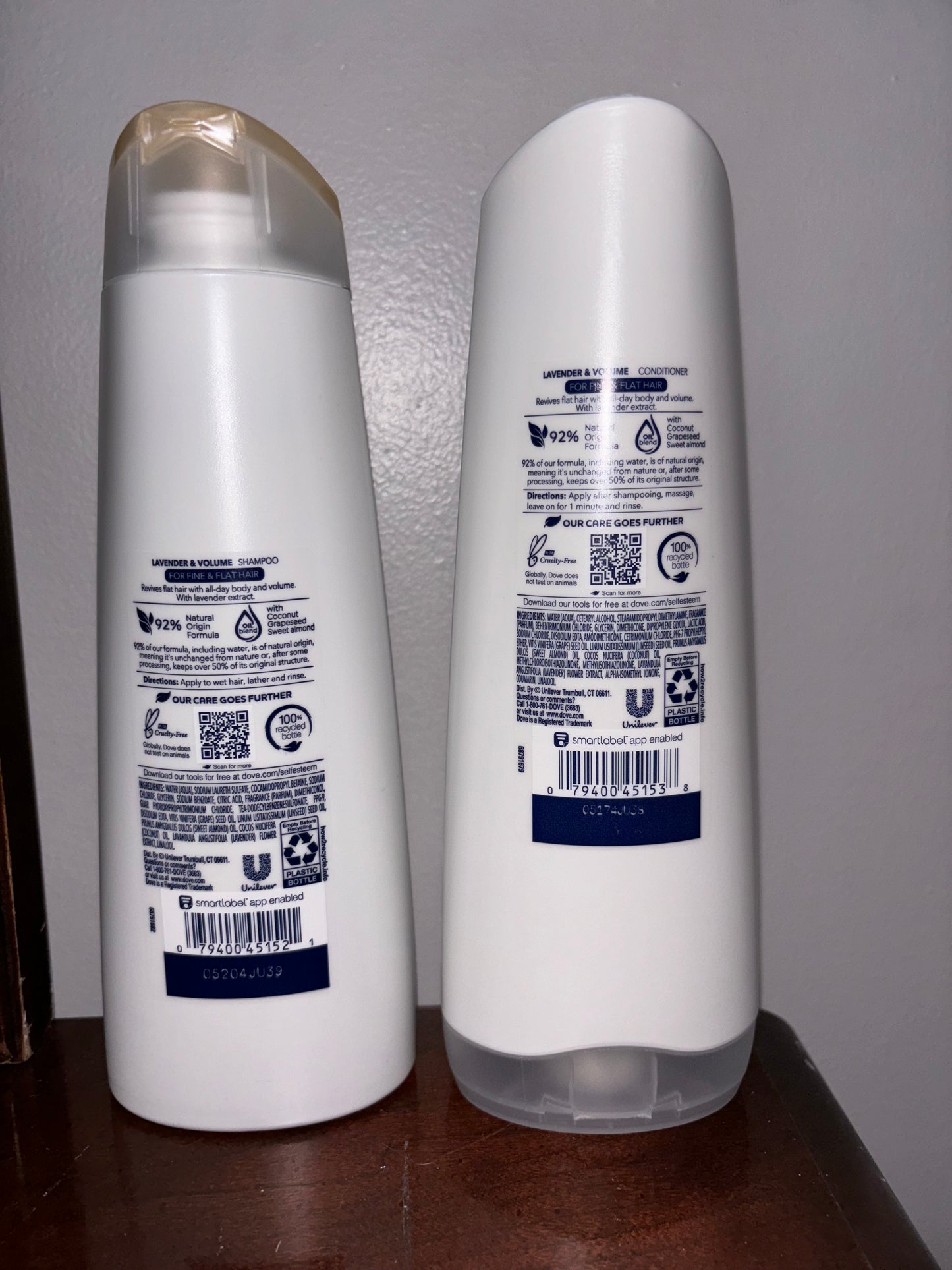 Dove Shampoo & Conditioner