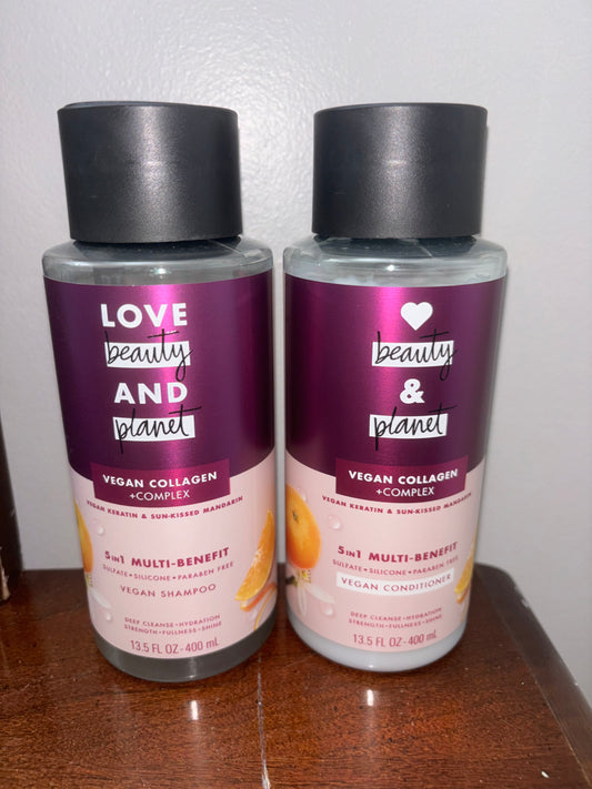 Love Beauty and Planet Shampoo & Conditioner