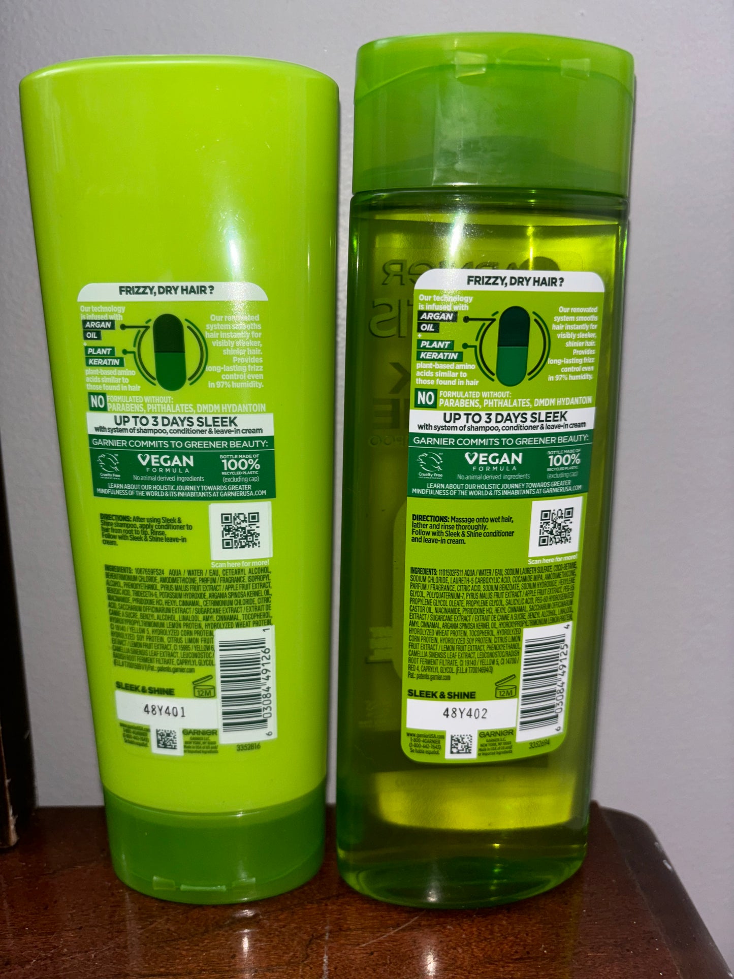 Garnier Fructis Shampoo & Conditioner