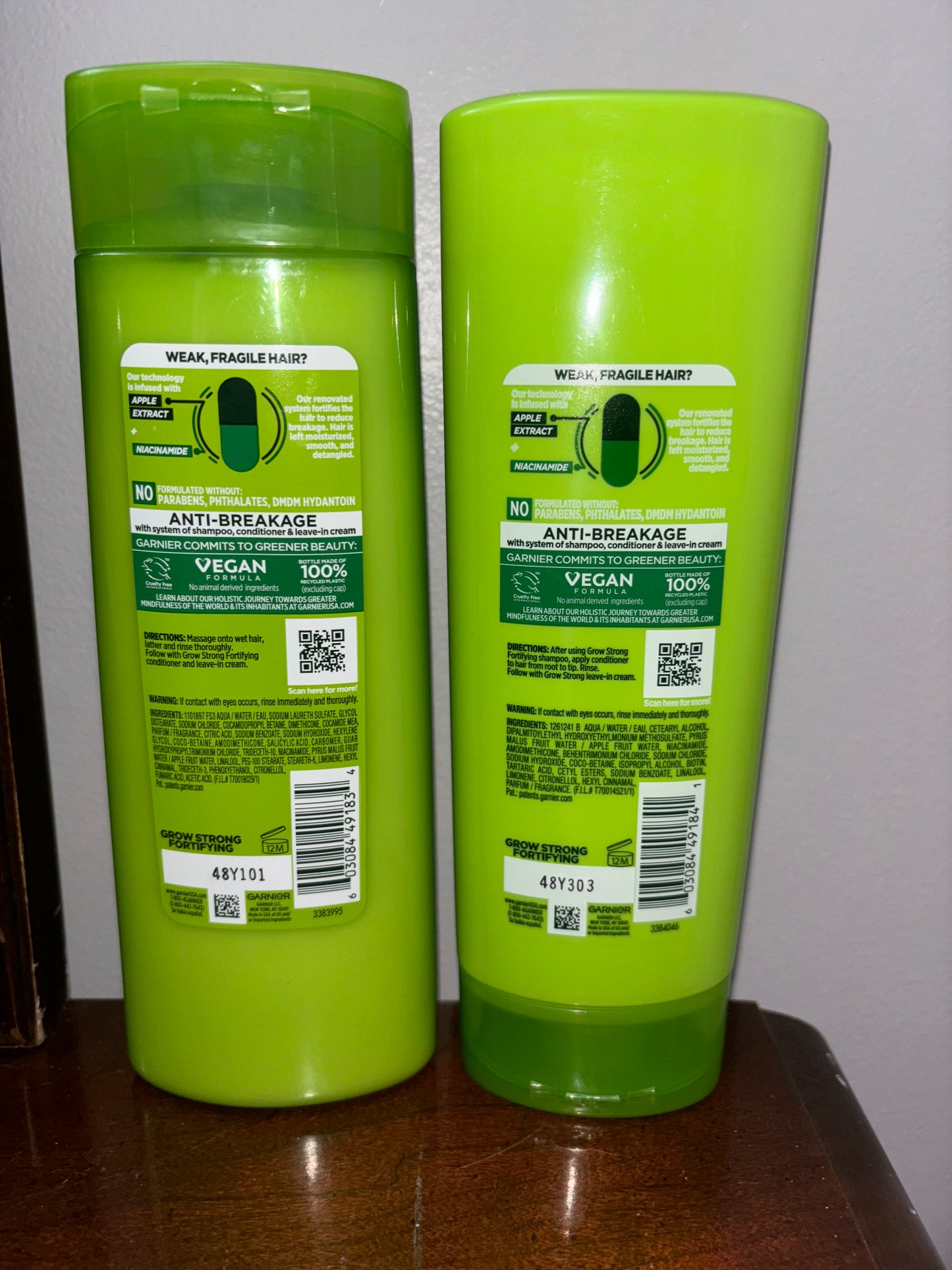 Garnier Fructis Shampoo & Conditioner