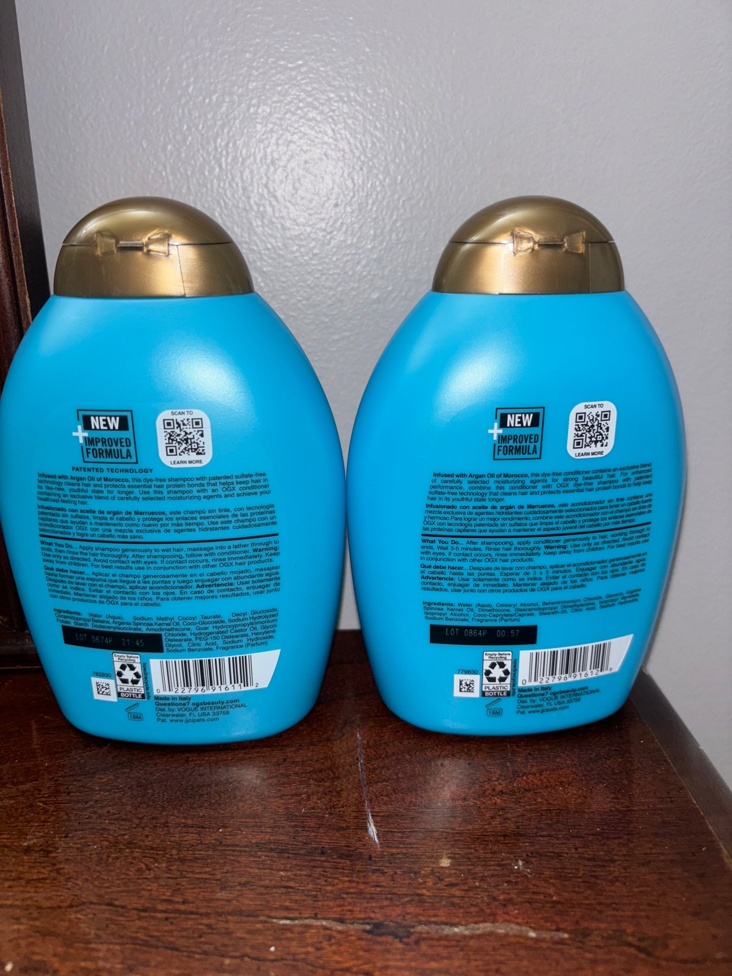 OGX Shampoo & Conditioner