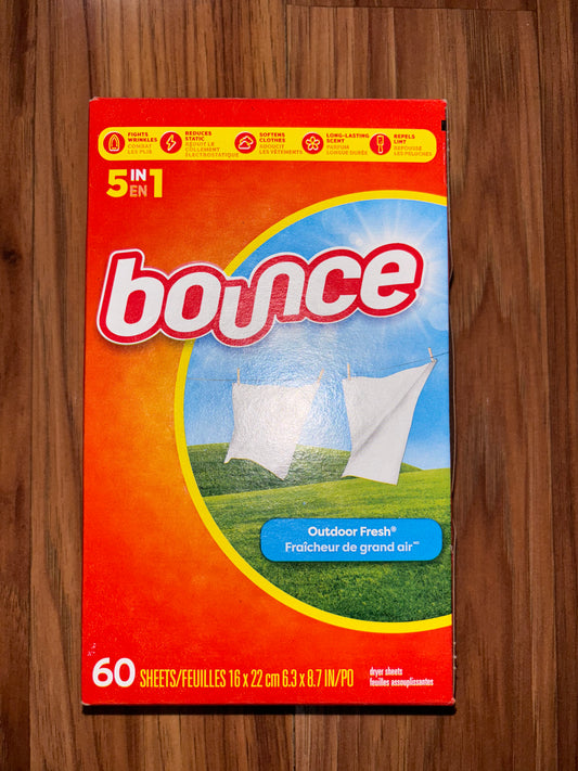 Bounce Dryer Sheets